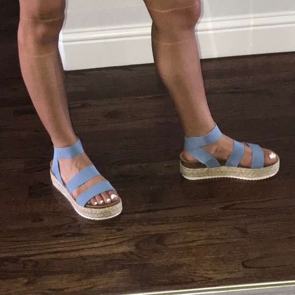 STEVE MADDEN KIMMIE BLACK SANDALS - Picture 5 of 8